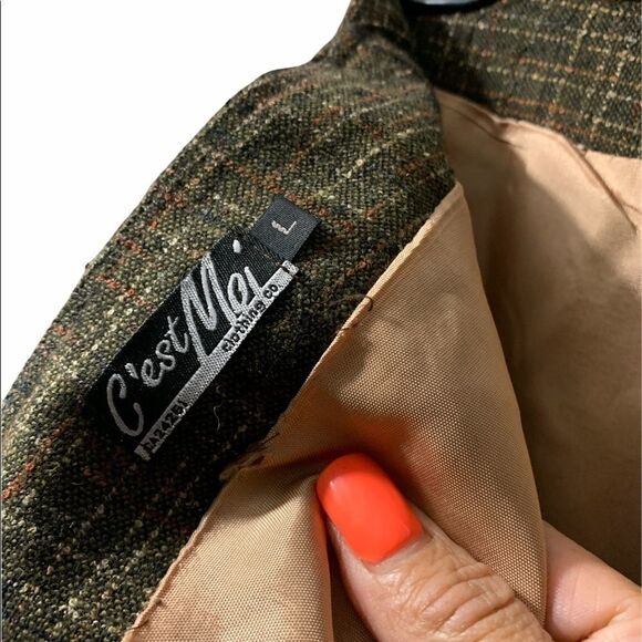 Vintage C’est Moi Wool Blend Skirt - Picture 5 of 8